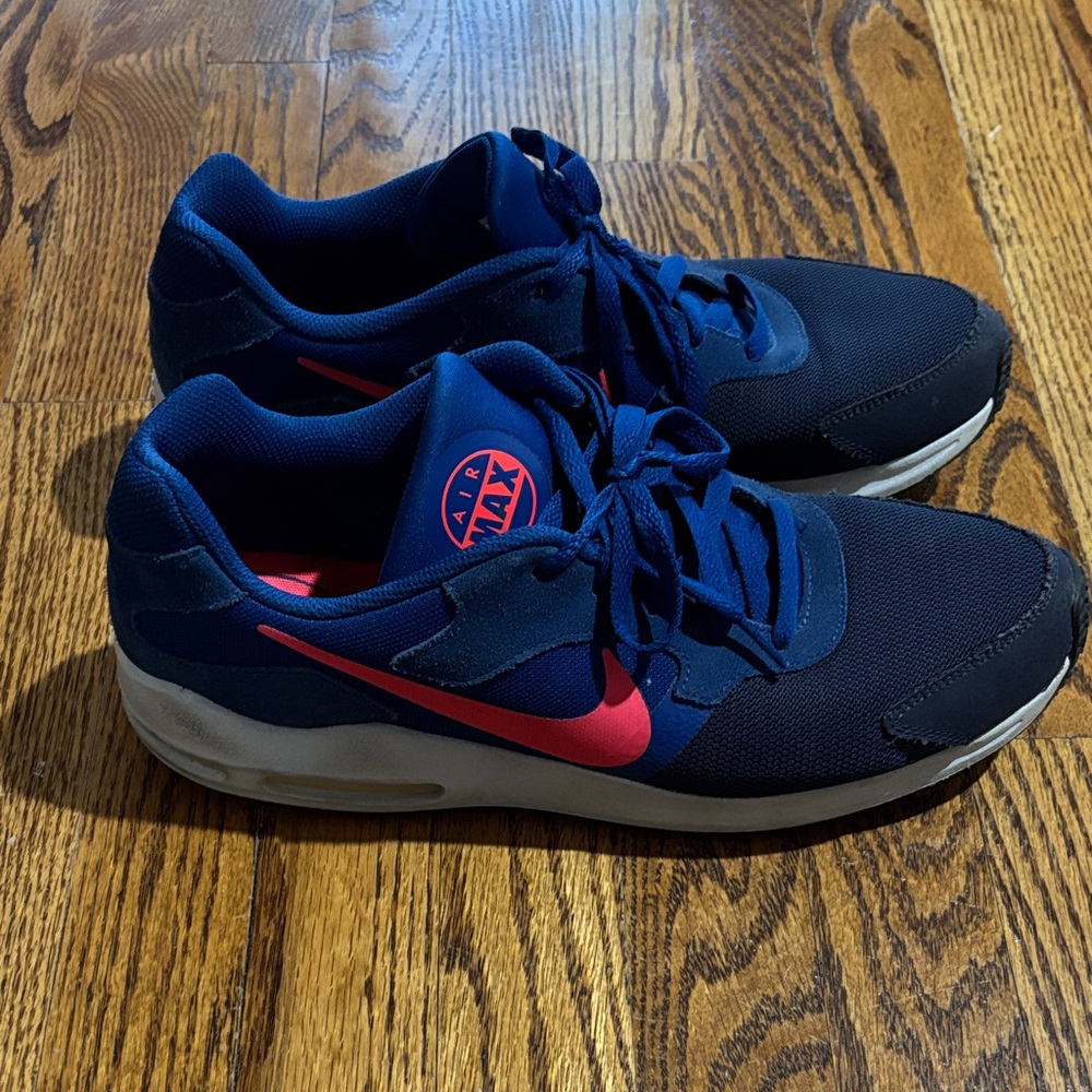Nike Air Max Blue and Pink Sneakers